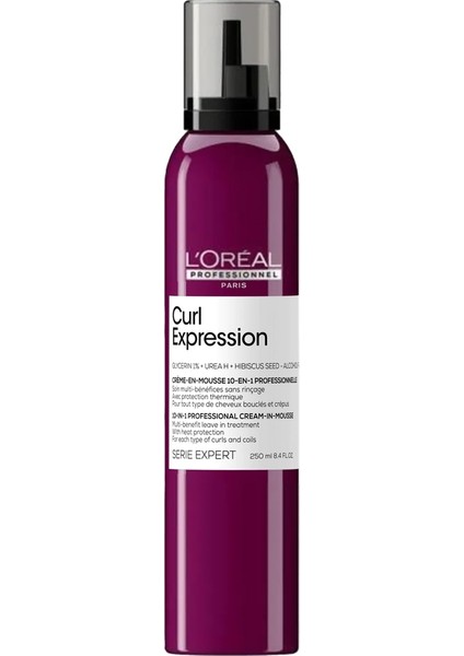 Profesyonel Curl Expression Kıvırcık Saçlar Için Şekillendirici Krem Köpük 250 ml