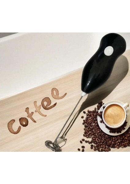 Pilli Çırpıcı Süt Köpürtme Mini Mixer