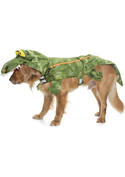 Orta ve Büyük Irk Köpek Kostüm Gator -Xl