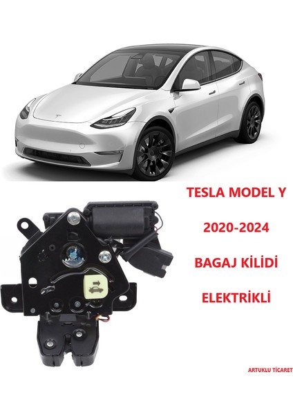 Tesla Model Y 2020-2024 Bagaj Kilidi Elektrikli