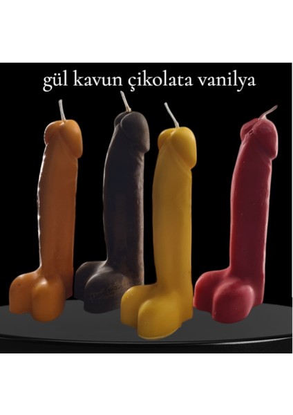 Dogal Dekoratif Kokulu Dik Modeli 4 Aded Soyawax Mum indirimleri