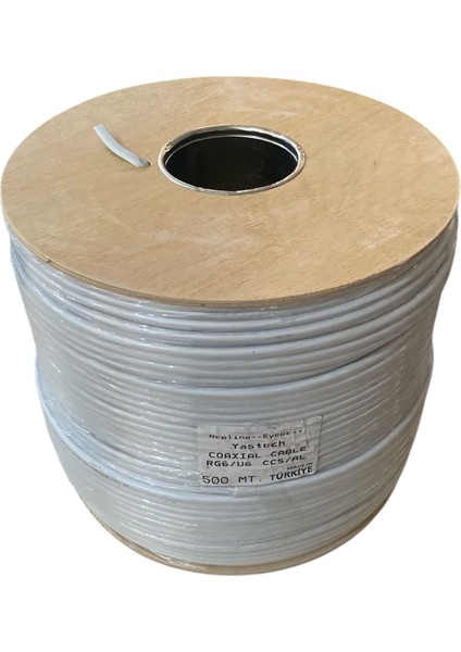 Toplam 600 METRE-500M+100M Metre Uydu Çanak Anten Sinyal Kablosu Birlikte modelleri