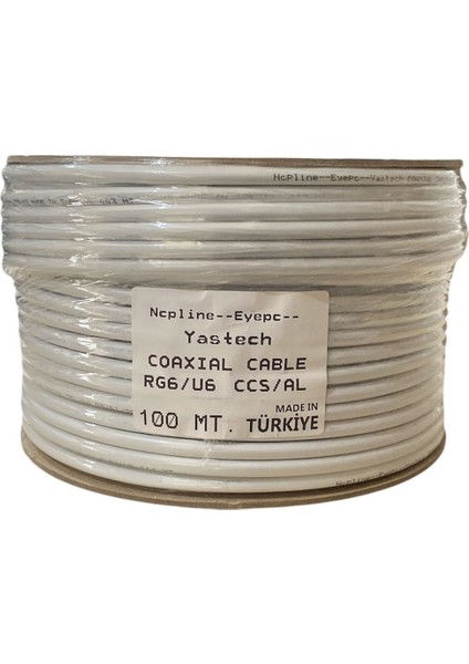 Toplam 600 METRE-500M+100M Metre Uydu Çanak Anten Sinyal Kablosu Birlikte fırsatları