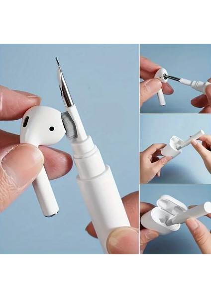 Airpods Için 3'ü 1 Arada Kulaklık Temizleme Çubuğu