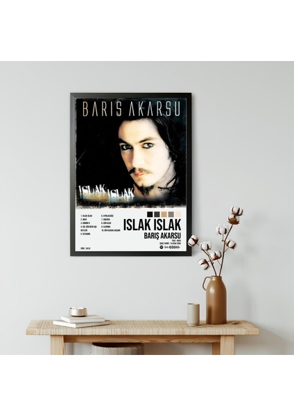 Barış Akarsu - Islak Islak Albüm / Çerçeveli Poster Tablo