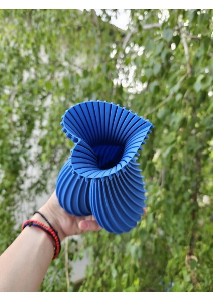 Spiral Tasarımlı 3D Baskı Vazo