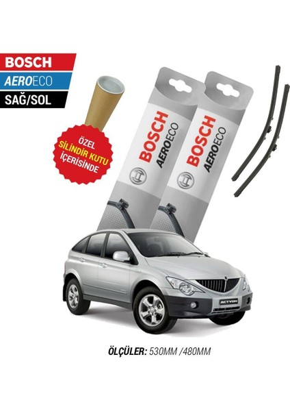 Ssangyong Actyon 2009 Silecek Takımı Aeroeco