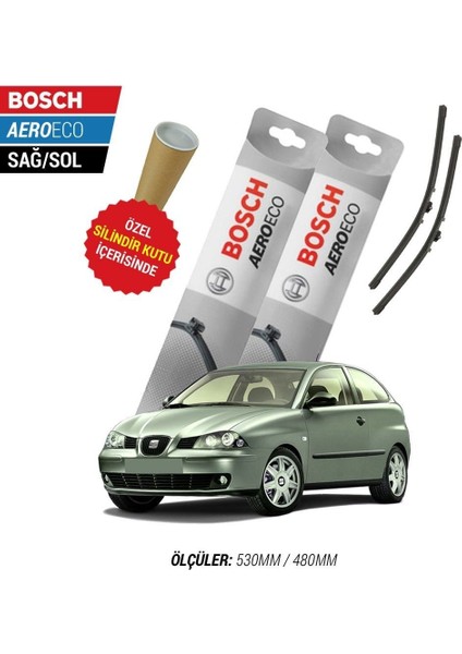 Seat Ibiza 2002 Silecek Takımı Bosch Aeroeco