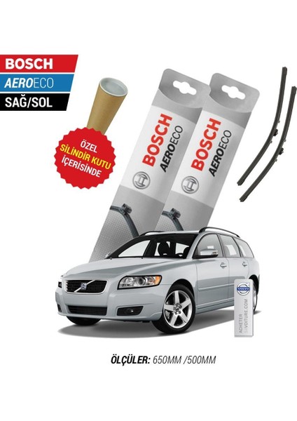 Volvo V50 2010 Silecek Takımı Aeroeco
