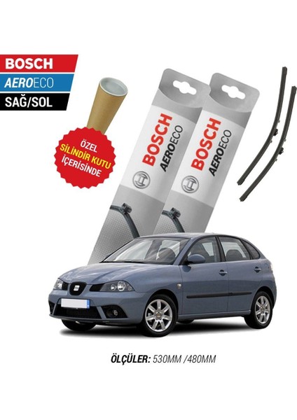 Seat Ibiza 2009 Silecek Takımı Bosch Aeroeco