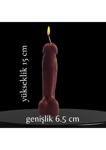 Dogal Dekoratif Kokulu Dik Modeli 5 Aded Soyawax Mum