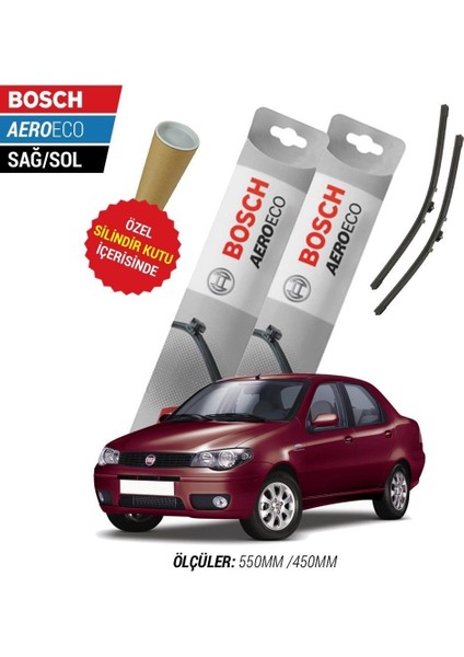 Fiat Albea 2012 Silecek Takımı Aeroeco