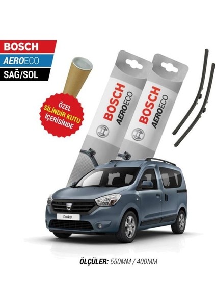 Dacia Dokker 2015 Silecek Takımı Aeroeco