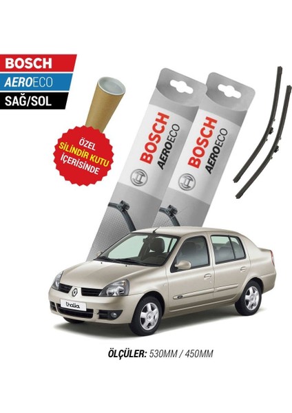 Renault Symbol 2002 Silecek Takımı Bosch Aeroeco