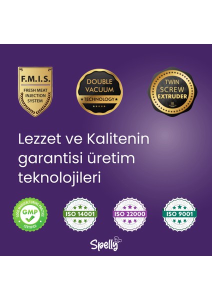 12 Adet x Spelly Premium Yetişkin Kedi Yaş Mama - Tavuk (85GR)