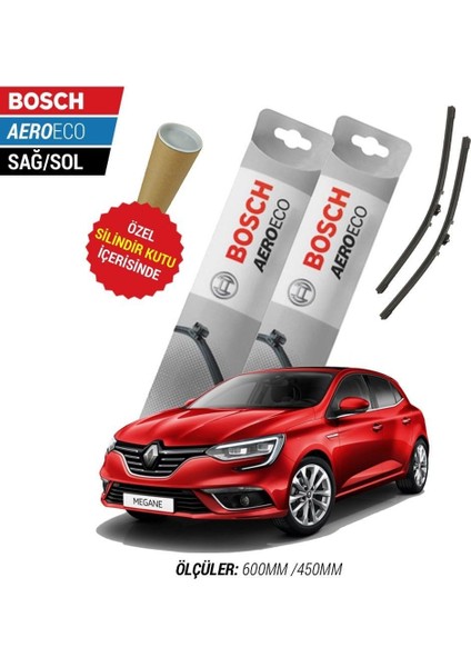 Renault Megane 4 2023 Silecek Takımı Bosch Aeroeco