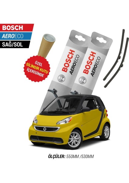 Smart Fortwo 2009 Silecek Takımı Aeroeco