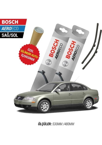 Vw Passat 2002 Silecek Takımı Aeroeco