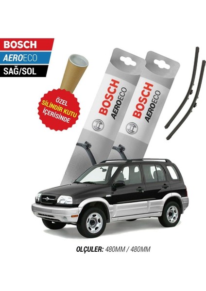 Suzuki Grand Vitara 2002 Silecek Takımı Aeroeco