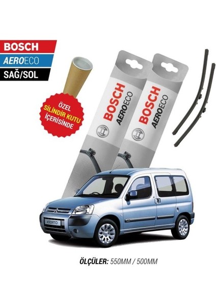Citroen Berlingo 2005 Silecek Takımı Aeroeco