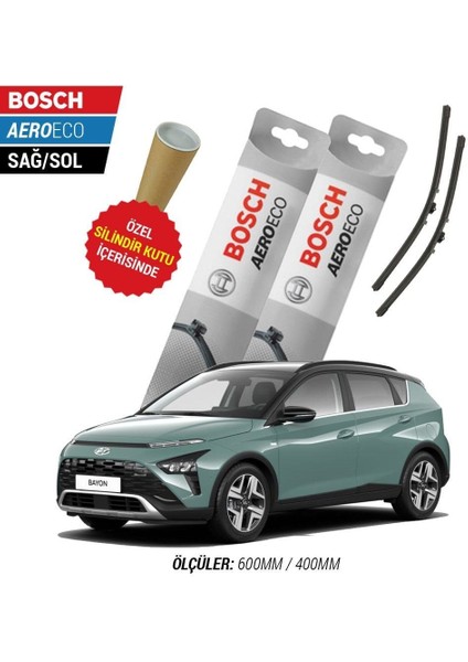 Hyundai Bayon 2021 Silecek Takımı Bosch Aeroeco