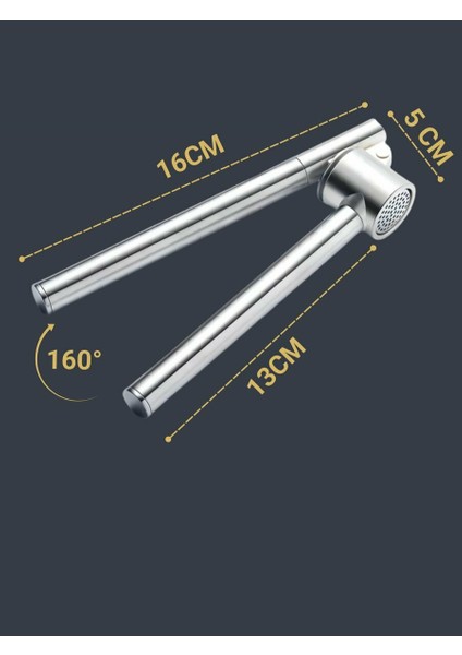 Sarımsak Ezici 304 Paslanmaz Çelik 721210