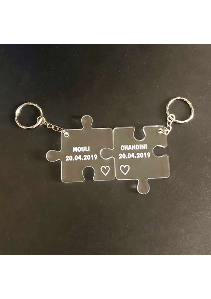 Sevgiliye Özel Puzzle Anahtarlık Takım fiyatları