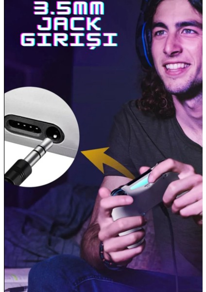 Ps4/pc Uyumlu Rgb Çift Motor Titreşimli Spiderman Bluetooth Oyun Kolu