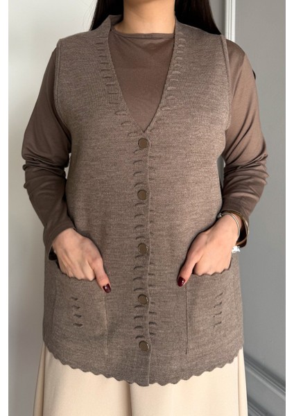 Kadın Akrilik Triko Yelek fiyatları