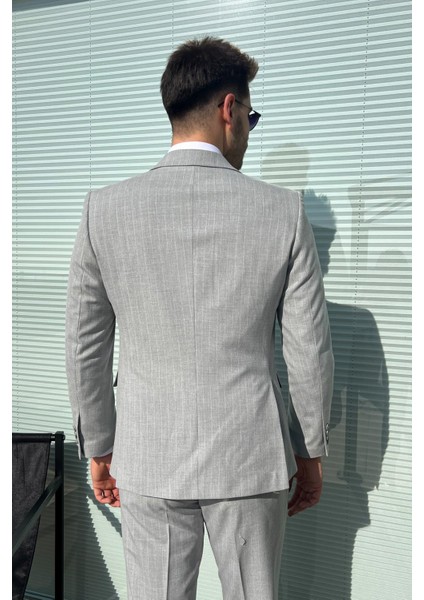 Erkek Kruvaze Takım Elbise 4013