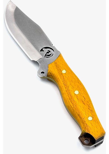 Kamp Outdoor Bıçak Hediye Deri Kılıflı 26 cm Paslanmaz Çelik