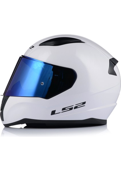 Rapıd 2 Beyaz Kapalı Motosiklet Kaskı Mavi Camlı fiyatları