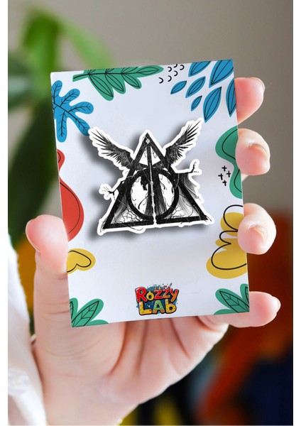 Harry Potter Always Pin - Rozet - Ahşap - Broş - Yaka Çanta Aksesuar