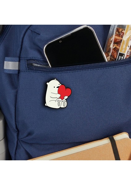 Bare Bears Kalpli - Broş - Yaka Çanta Aksesuar fiyatları