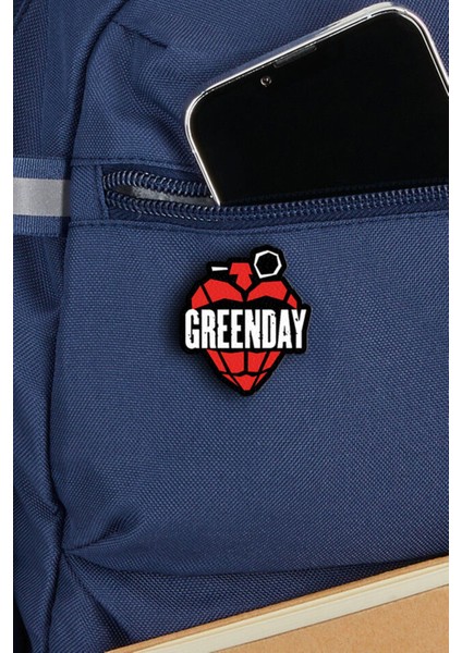 Green Day Music Rozet Pin - Ahşap - Broş - Yaka Çanta Aksesuar fiyatları