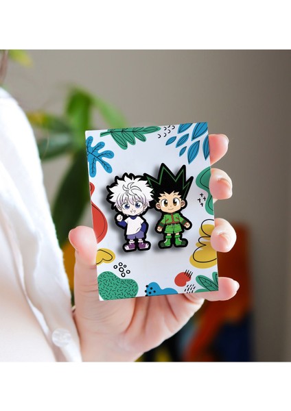 Hunter x Hunter - Anime Rozet - Broş - Yaka Çanta Aksesuar