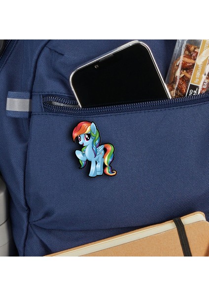 Pony Rainbow Dash Gökkuşaklı Poni - Rozet - Broş - Yaka Çanta Aksesuar fiyatları