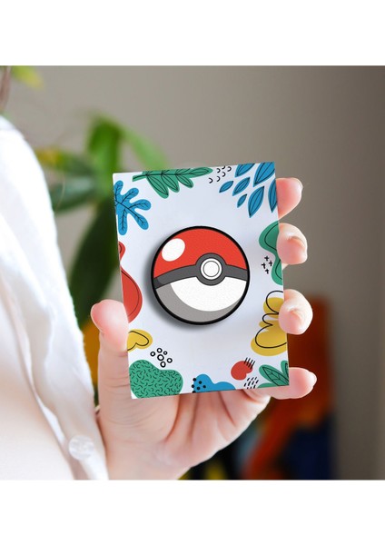 Pokeball - Rozet - Broş - Yaka Çanta Aksesuar