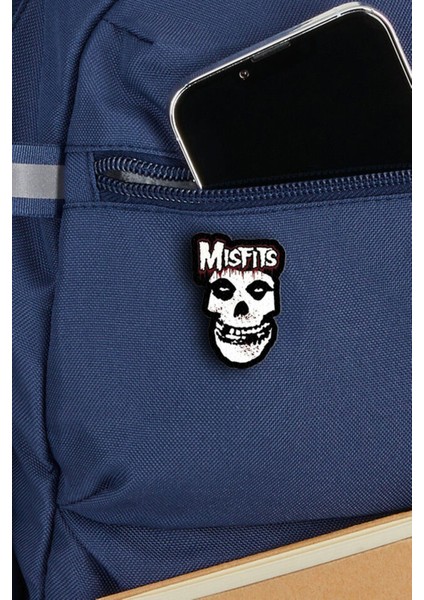 Misfits Music Rozet Pin - Ahşap - Broş - Yaka Çanta Aksesuar fiyatları