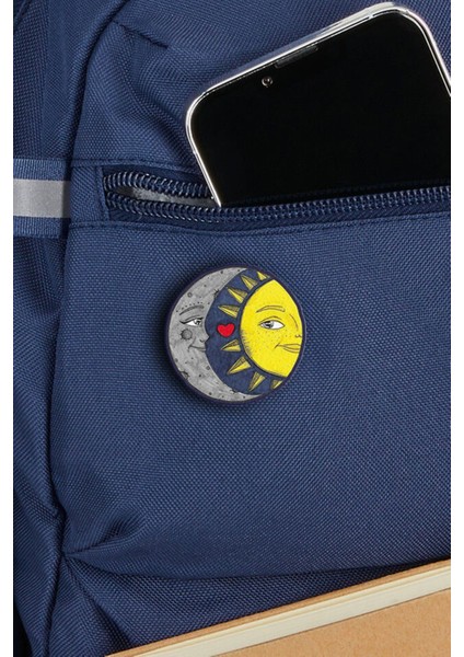 Ay ve Güneş Sun And Moon - Rozet - Broş - Yaka Çanta Aksesuar fiyatları