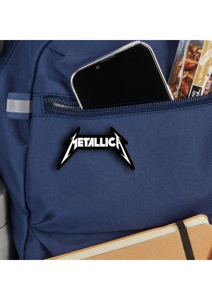 Metallica - Music Rozet - Broş - Yaka Çanta Aksesuar fiyatları