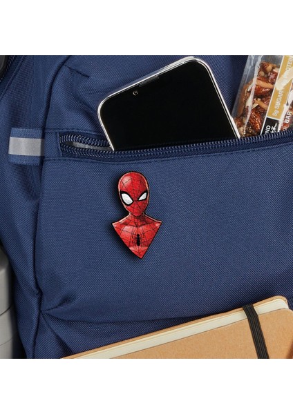 Spiderman - Rozet - Broş - Yaka Çanta Aksesuar