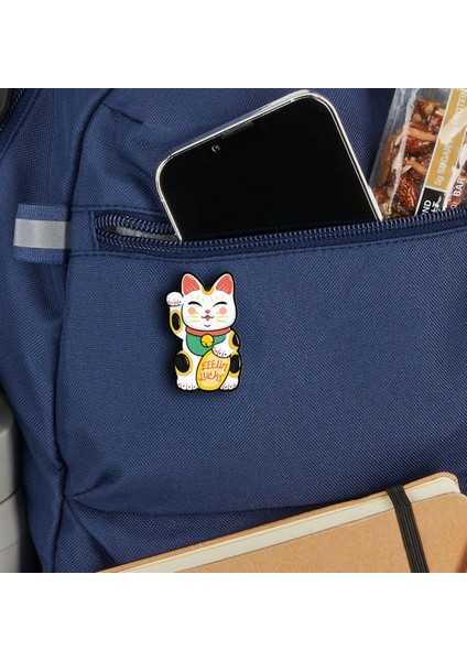 Lucky Cat Japanese - Rozet - Broş - Yaka Çanta Aksesuar fiyatları
