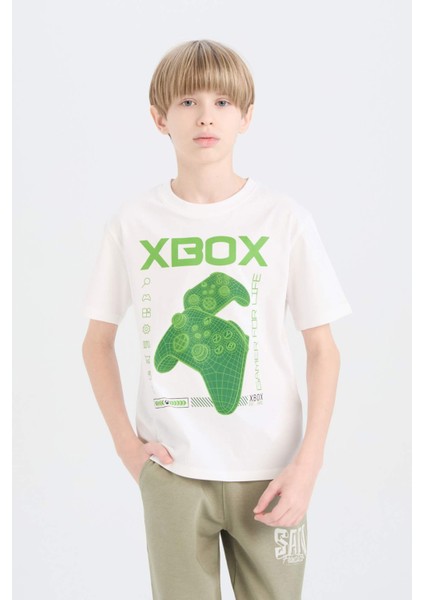 Erkek Çocuk Xbox Bisiklet Yaka Kısa Kollu Tişört E3100A825SM modelleri