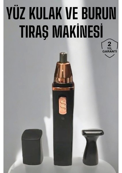 Tıraş Makinesi Kulak Burun ve Yüz Temizleyici Şarjlı Mini