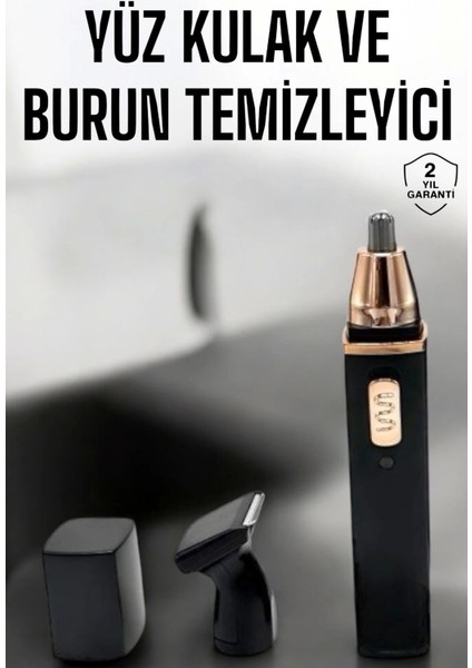 Seyahat Tipi Mini Taşınabilir Siyah Burun Kulak Yanak Kıl ve Tüy Temizleme Makinesi