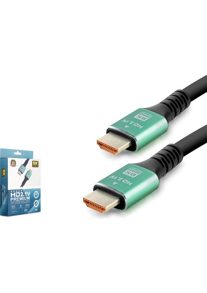 HDX2054 HDMI (M) T0 HDMI (M) Kablo Pvc 8k 60HZ 2.1V 2m Siyah
