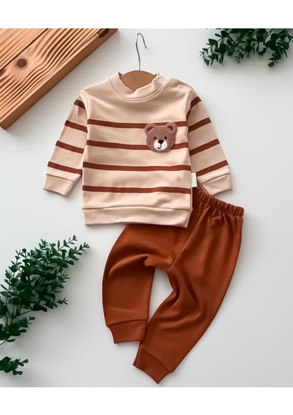 Unisex 6 Ay Lionkids %100 Pamuk Erkek Paket Çizgili Sevim