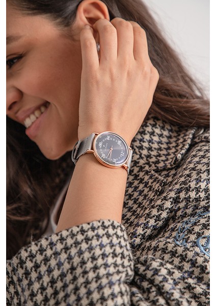 24 Saat Kadranlı Kol Saati | Dream Stonehenge Rose Gold fırsatları