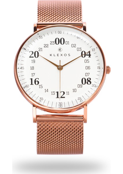 24 Saat Kadranlı Kol Saati | Dream Cappadocia Rose Gold